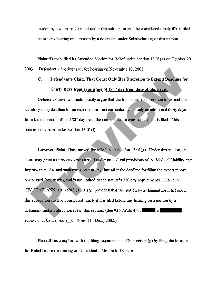 Preview A04 Plaintiff's Response to Defendant's Motion