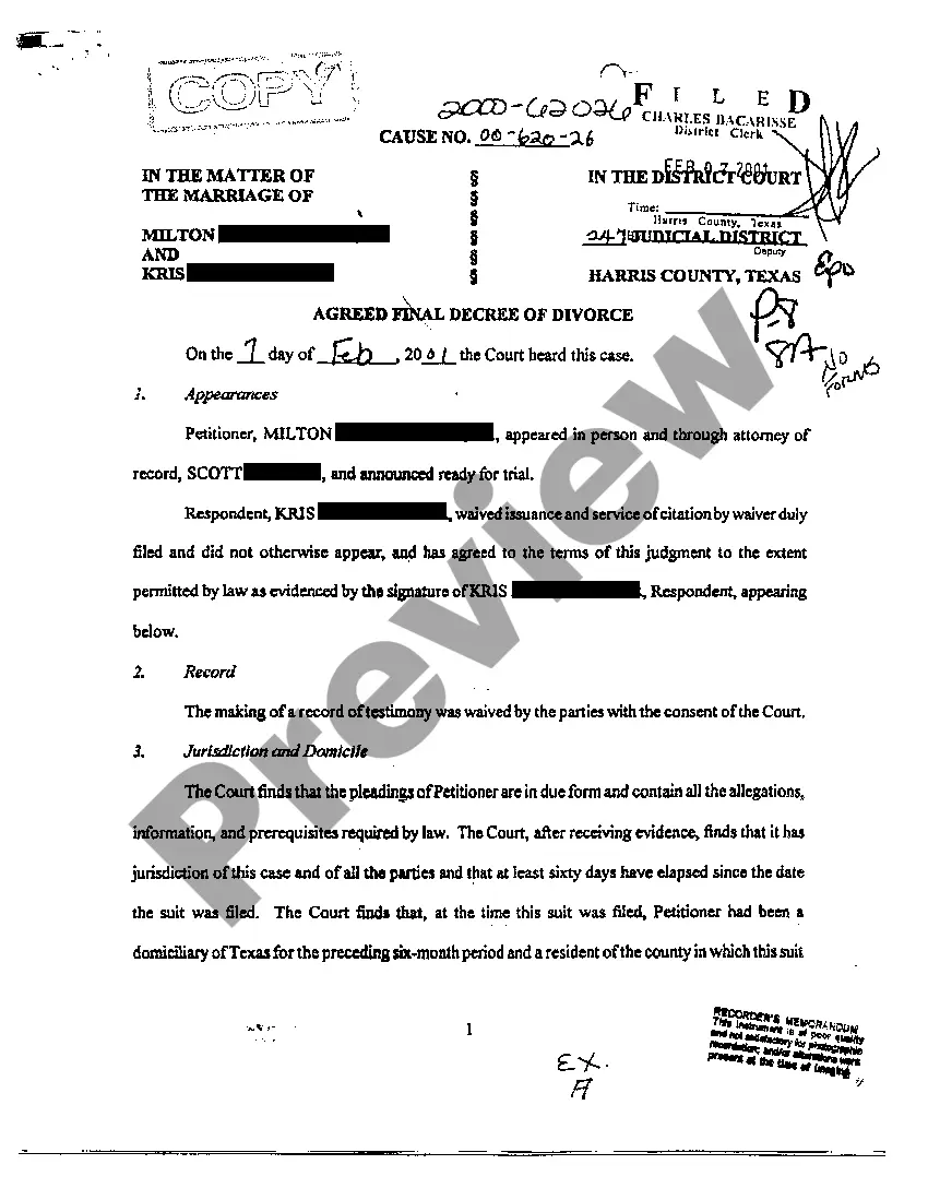 Preview A01 Petition to Partition Community Property