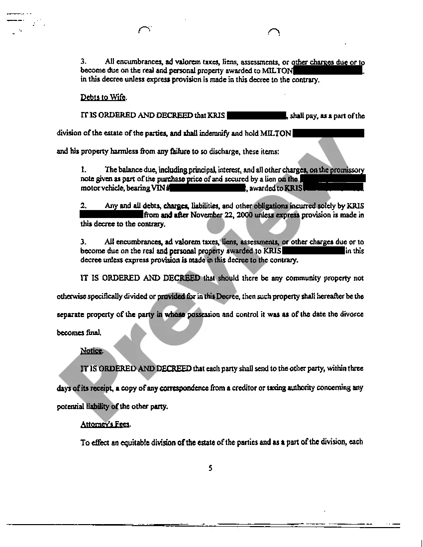 Preview A01 Petition to Partition Community Property