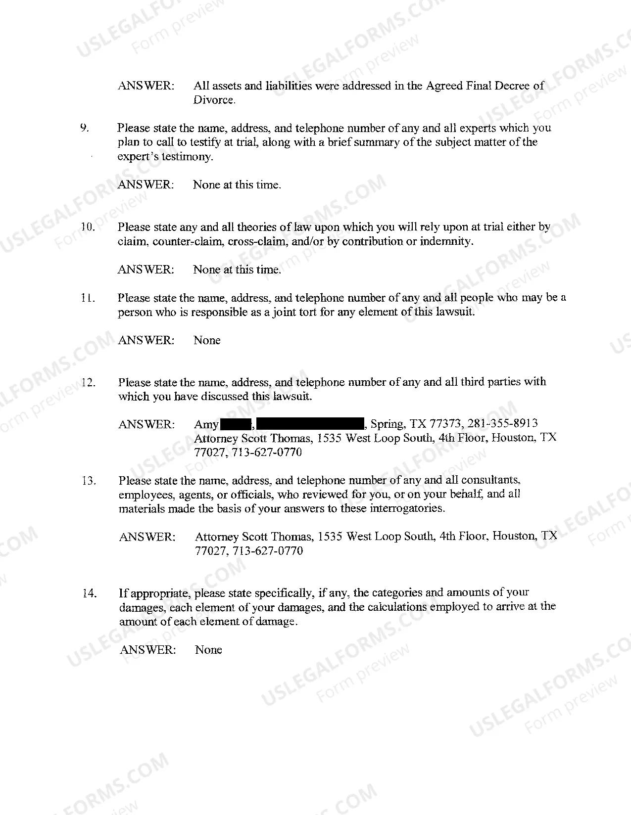 Preview A05 Request for Disclosure to Respondent