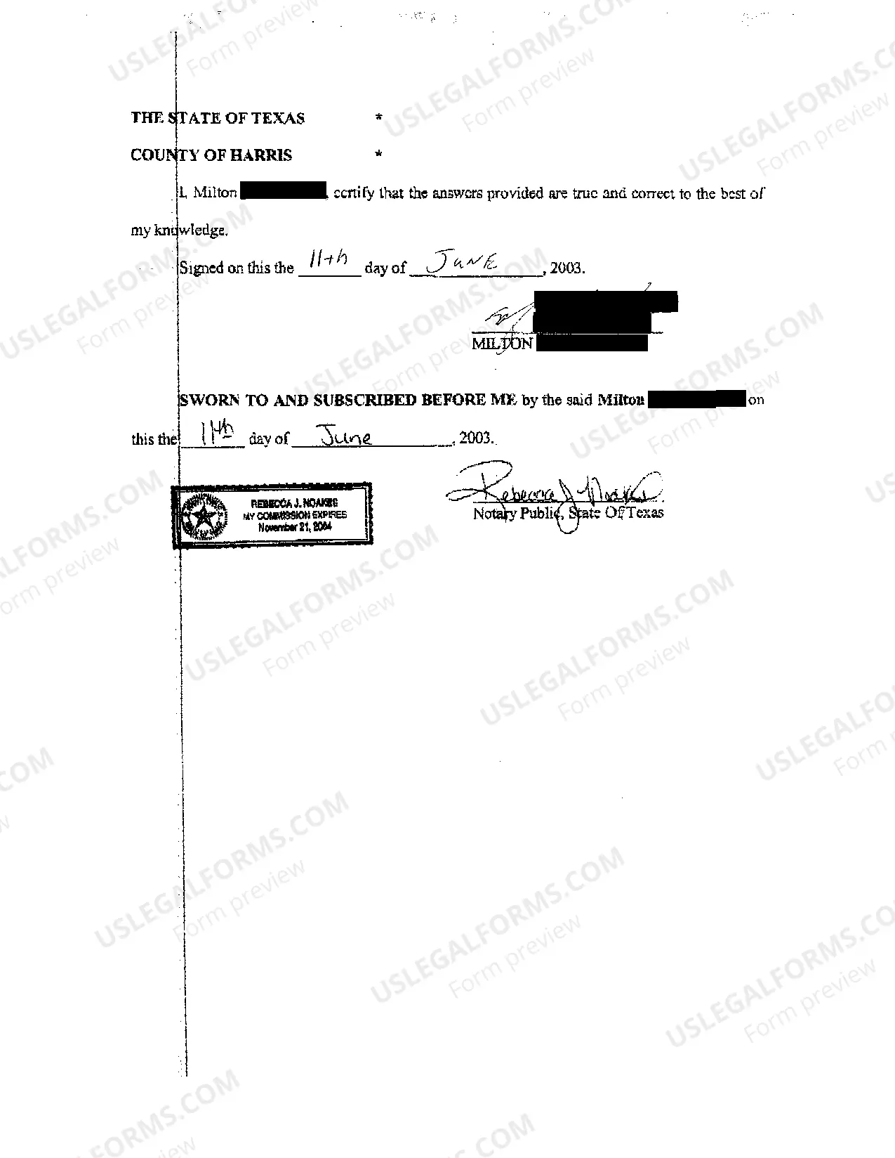 Preview A05 Request for Disclosure to Respondent