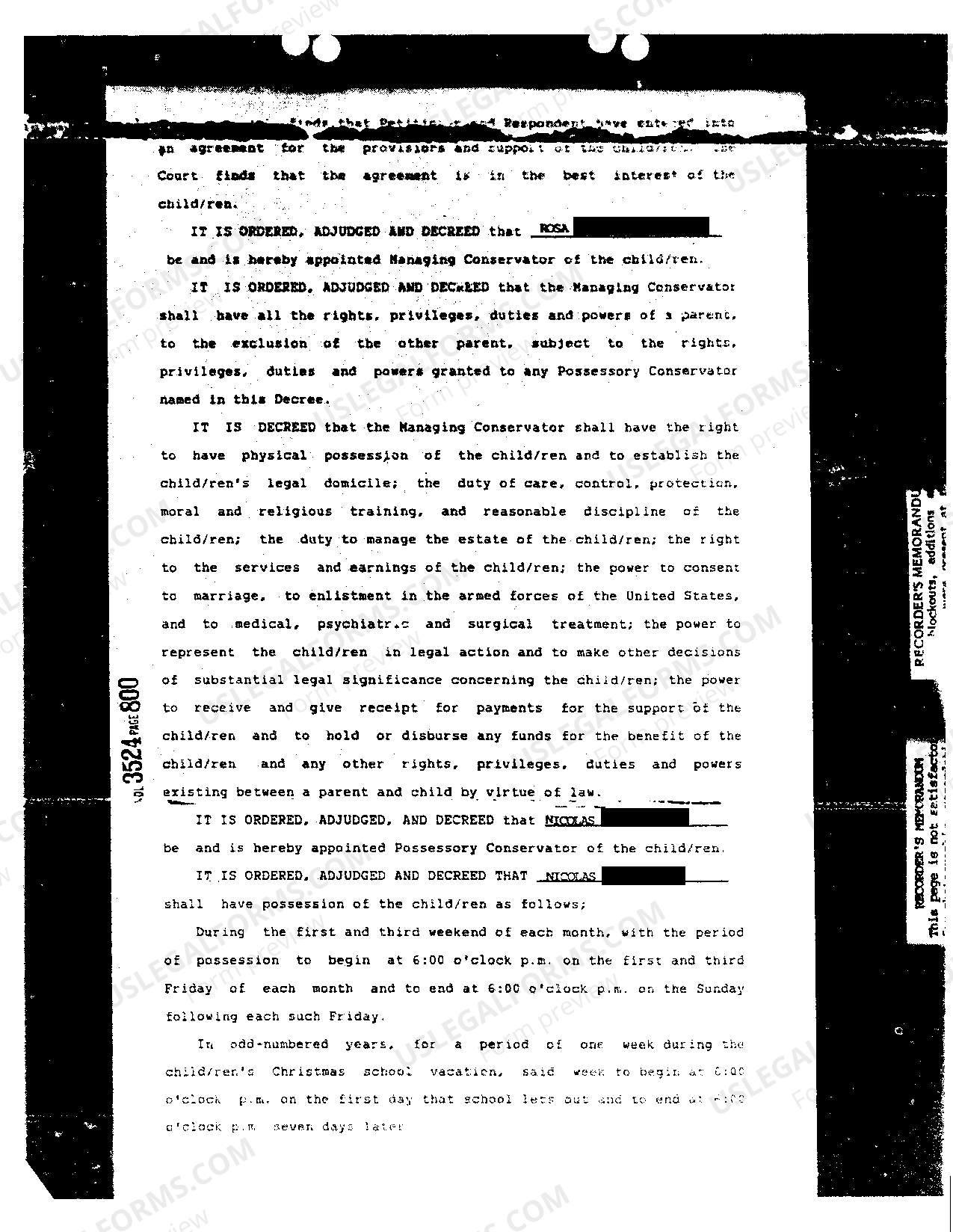 Texas Original Petition for Declaratory Judgment regarding Child ...