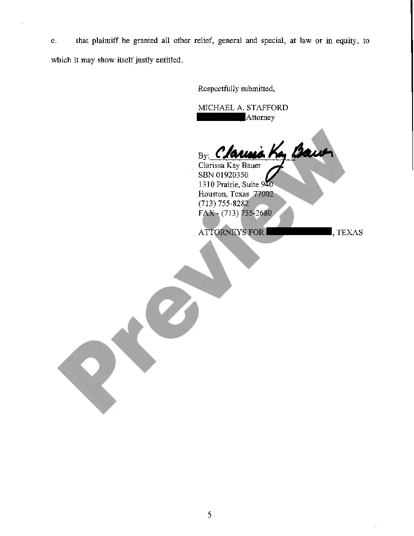 Preview A01 Plaintiff's Original Petition for Injunction Against Pollution