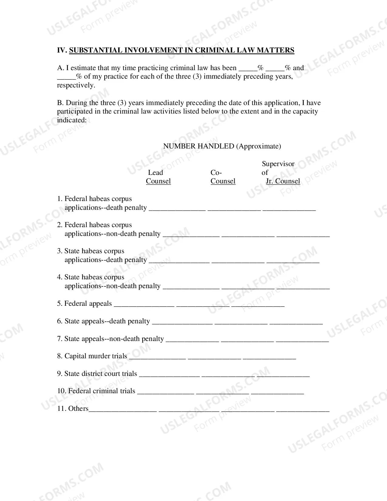 Preview Application For Appointment As Counsel