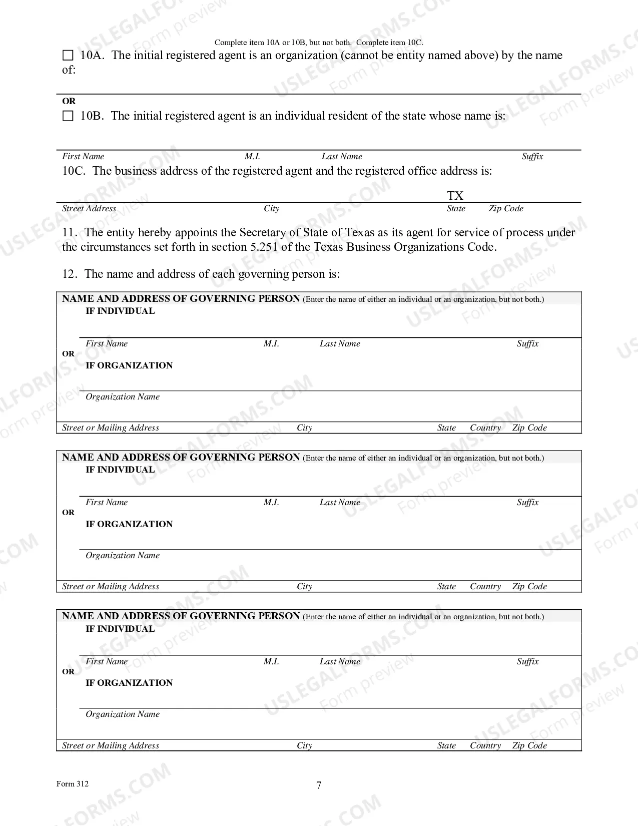 Preview Application For Registration of A Foreign Business Trust