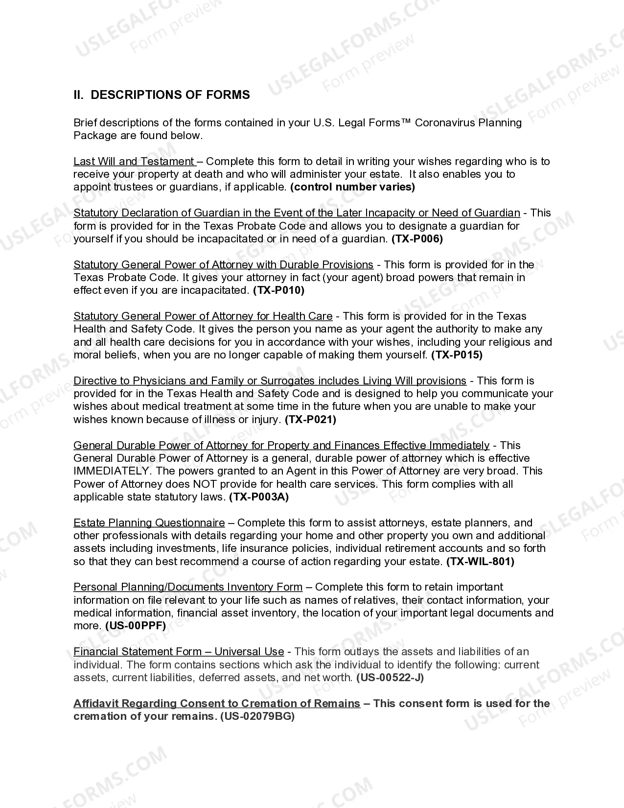 Preview Texas Coronavirus COVID-19 Family Planning Package
