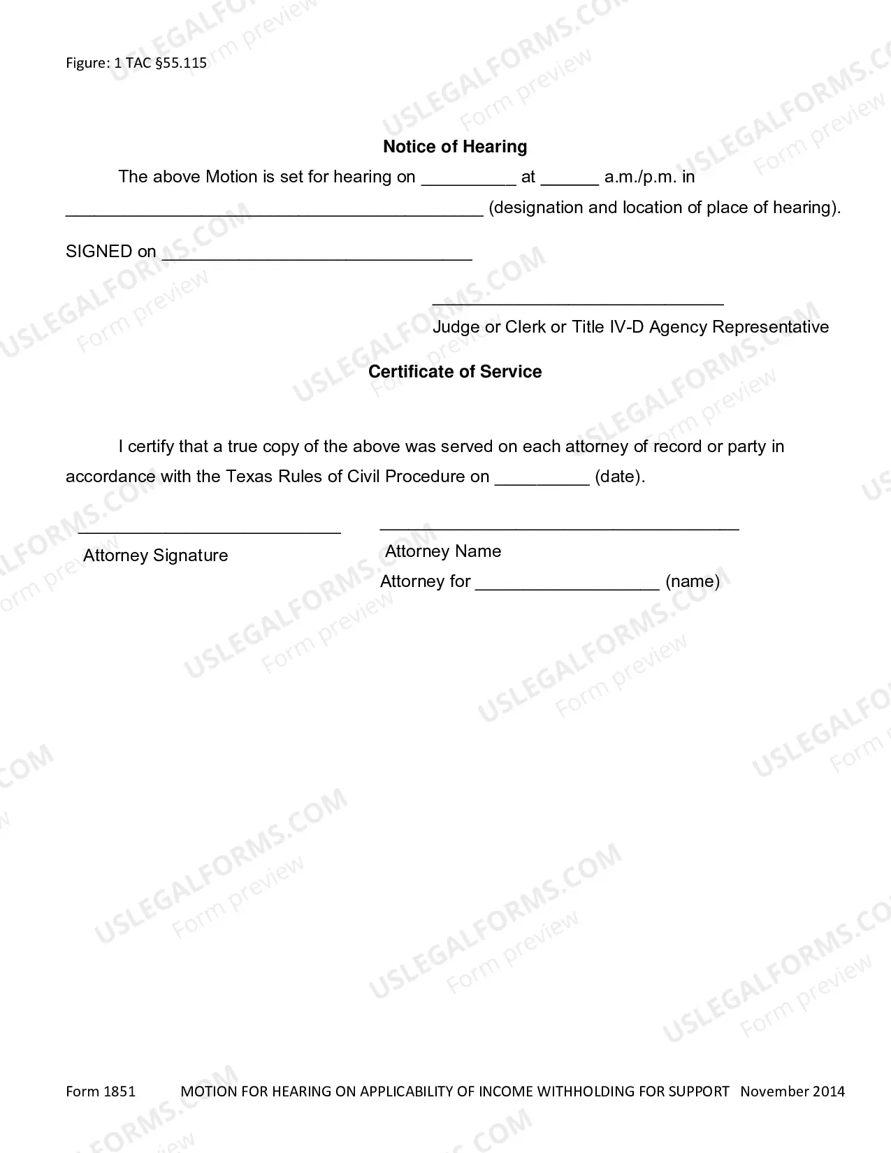 Preview Employer's Motion for Hearing on Applicability of Income Withholding for Support