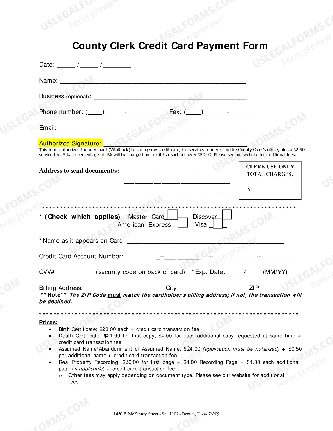 Preview Application For Certified Copy of Birth Or Death Certificate