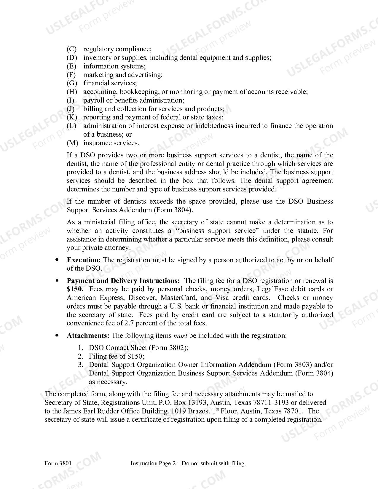 Preview Dental Support Organization Information