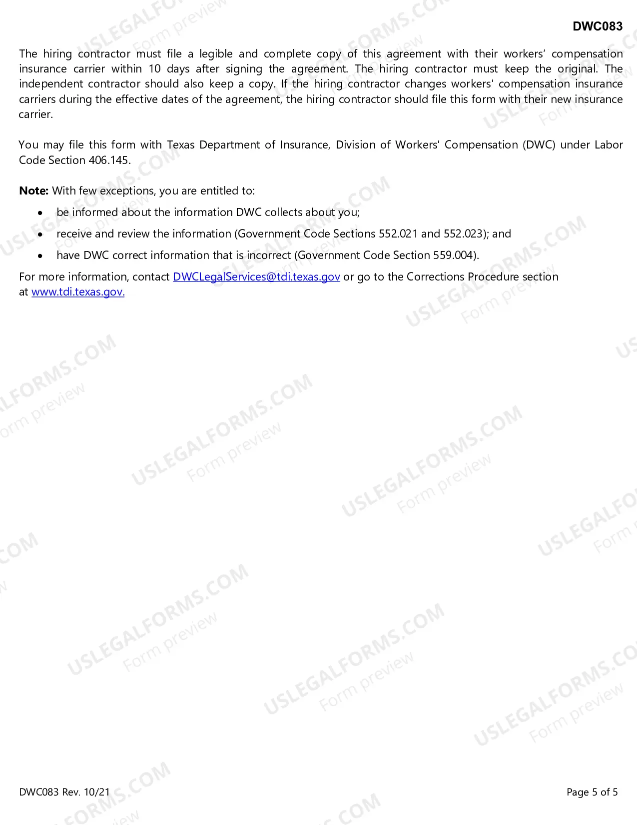 Preview Agreement For Certain Building And Construction Workers