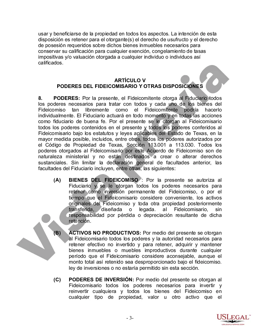 Preview Fideicomiso en vida para esposo y esposa con hijos menores o adultos