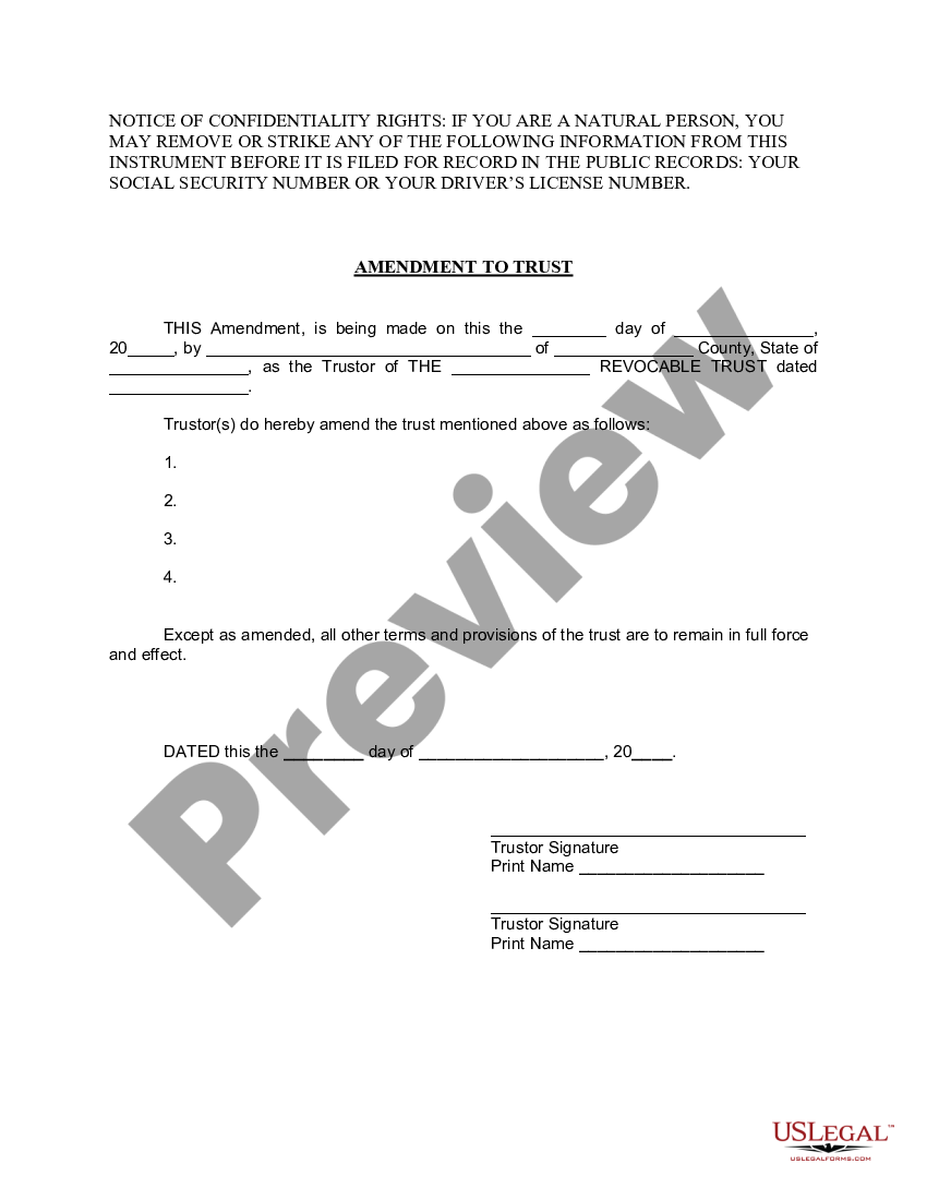 Texas Irrevocable Trust Form US Legal Forms