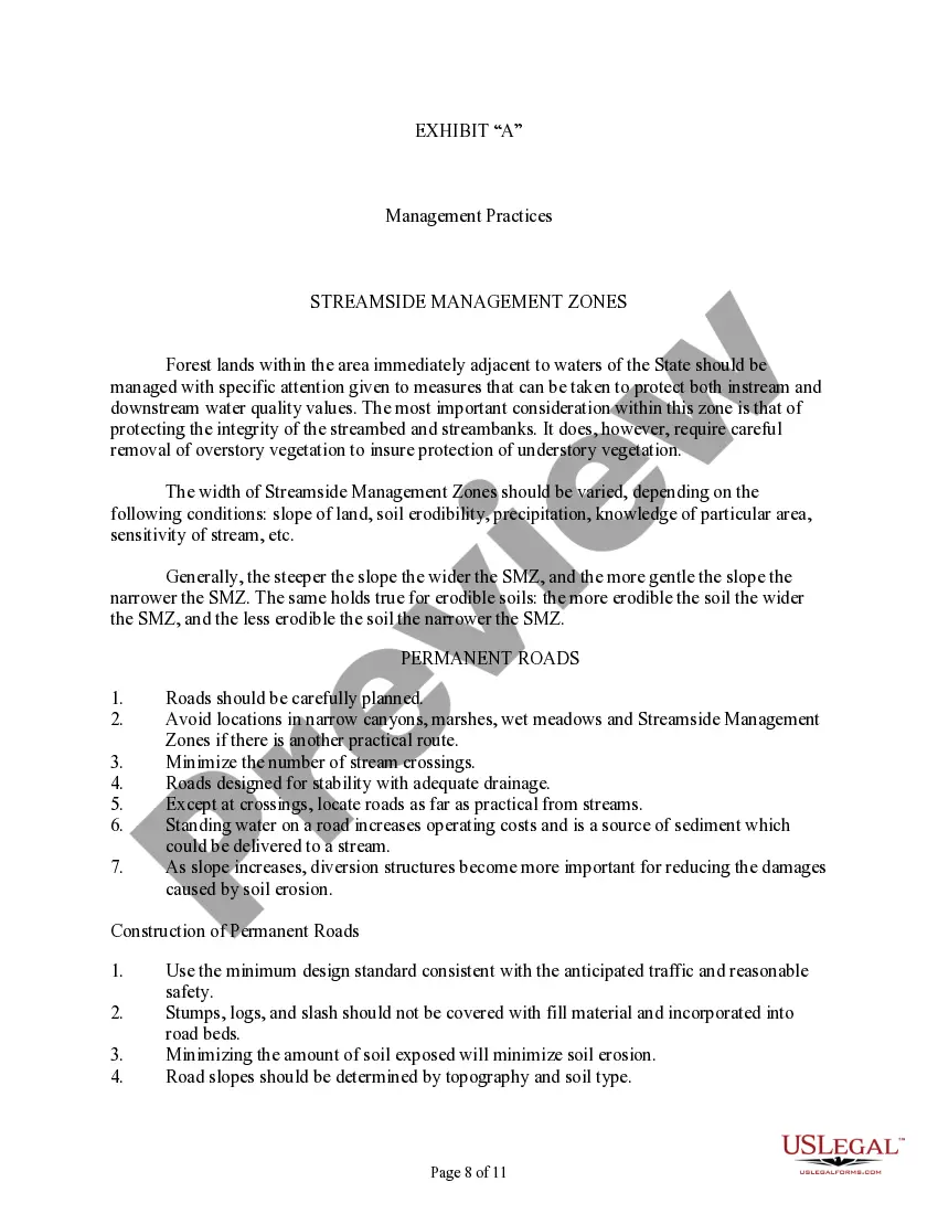 Preview Texas Timber Sale Contract