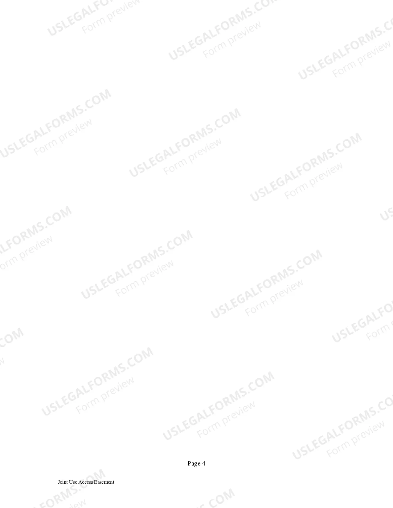 Preview Joint Access Easement