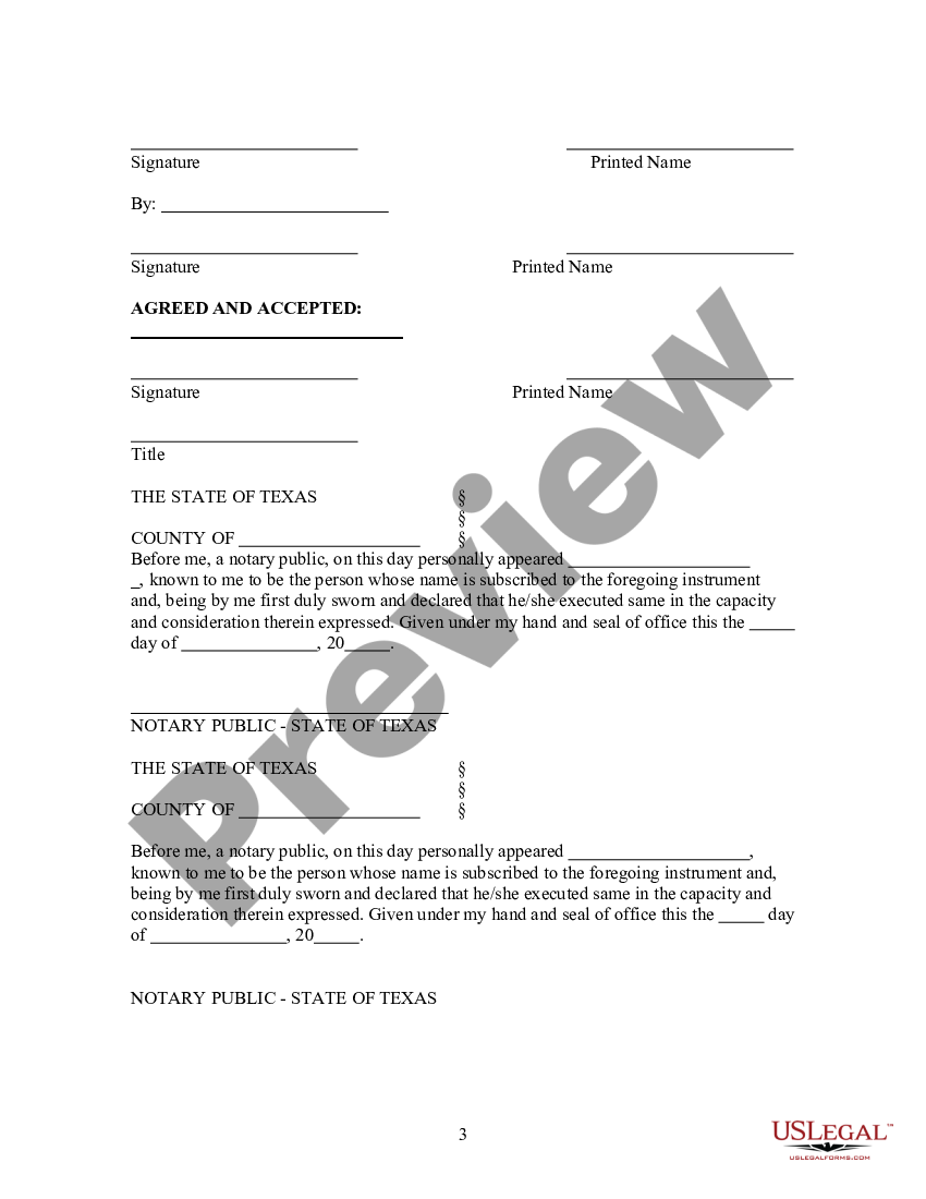 Texas general easement tx easement us legal forms