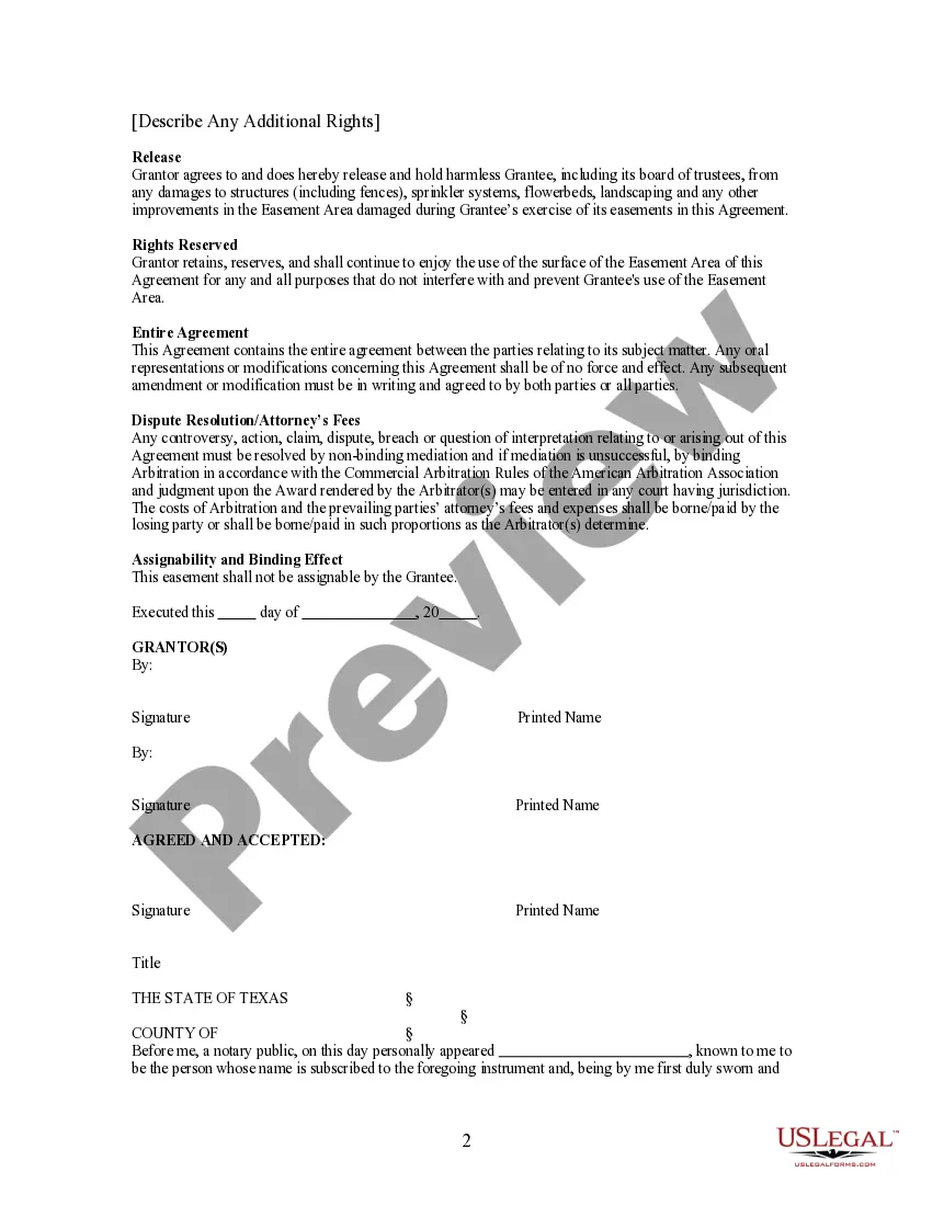Preview General Easement