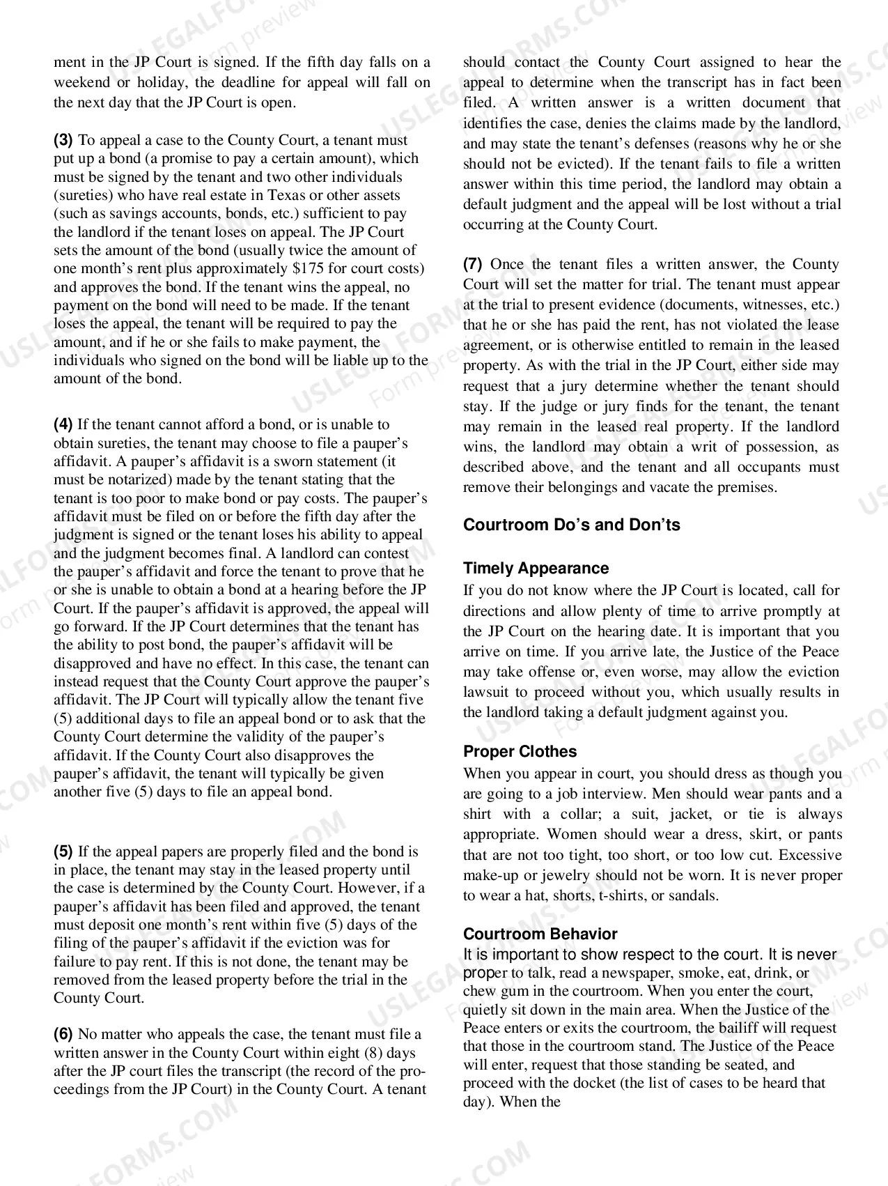 Preview Dallas County Eviction Guide