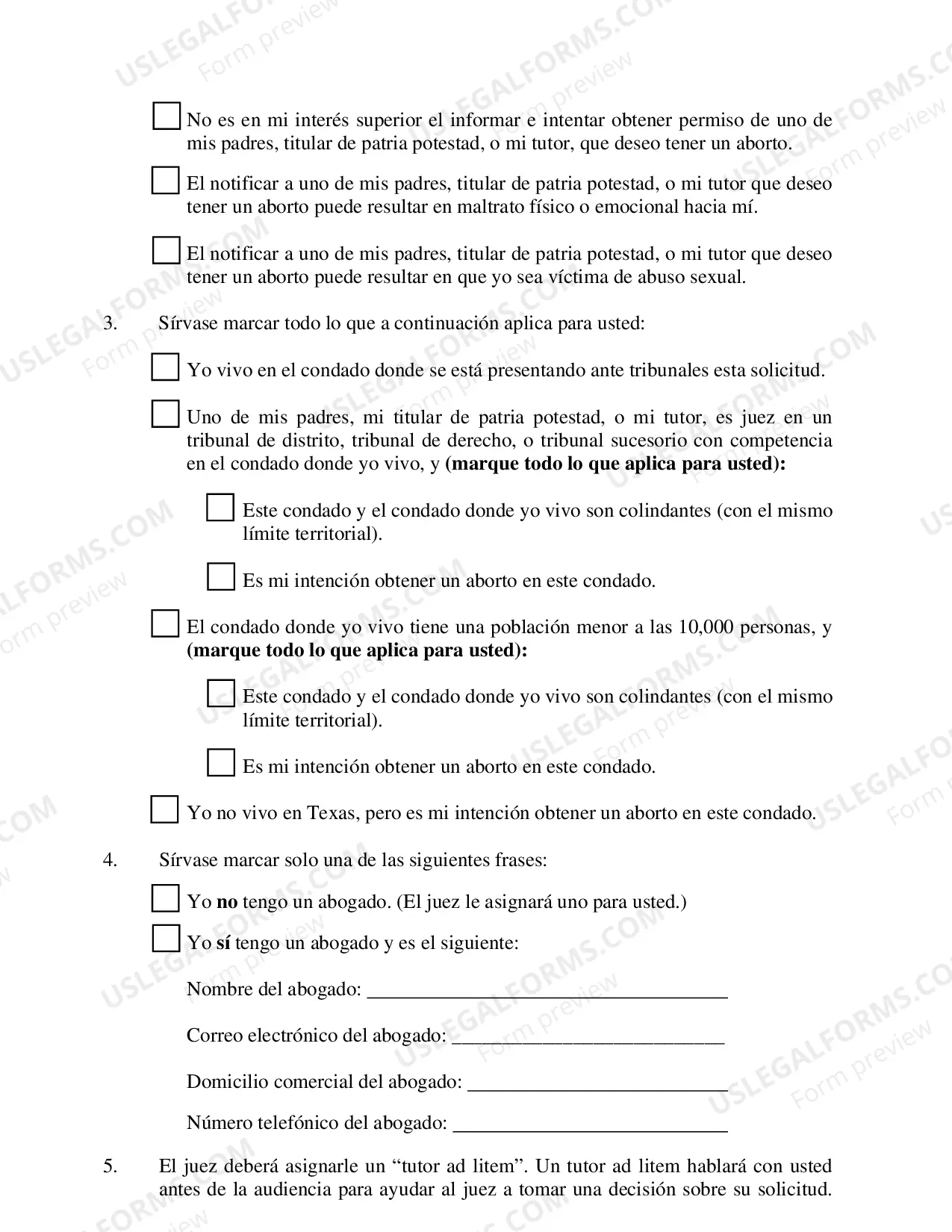 Preview Parental Notification Forms -Spanish