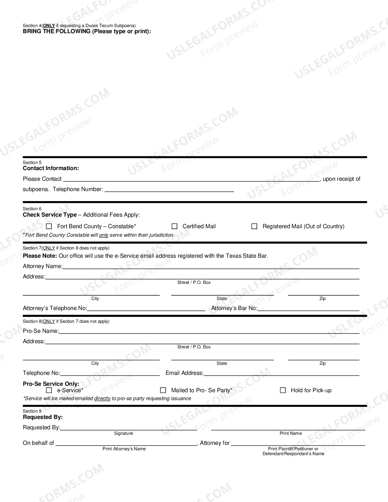 Preview Subpoena