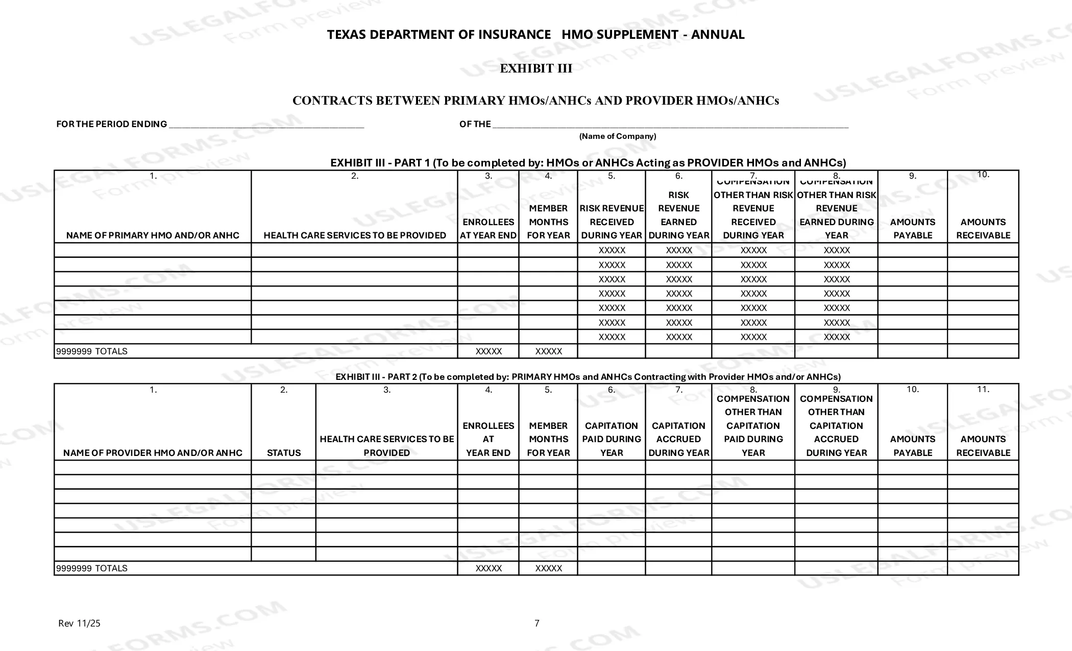 Preview HMO Supplement - Annual Information