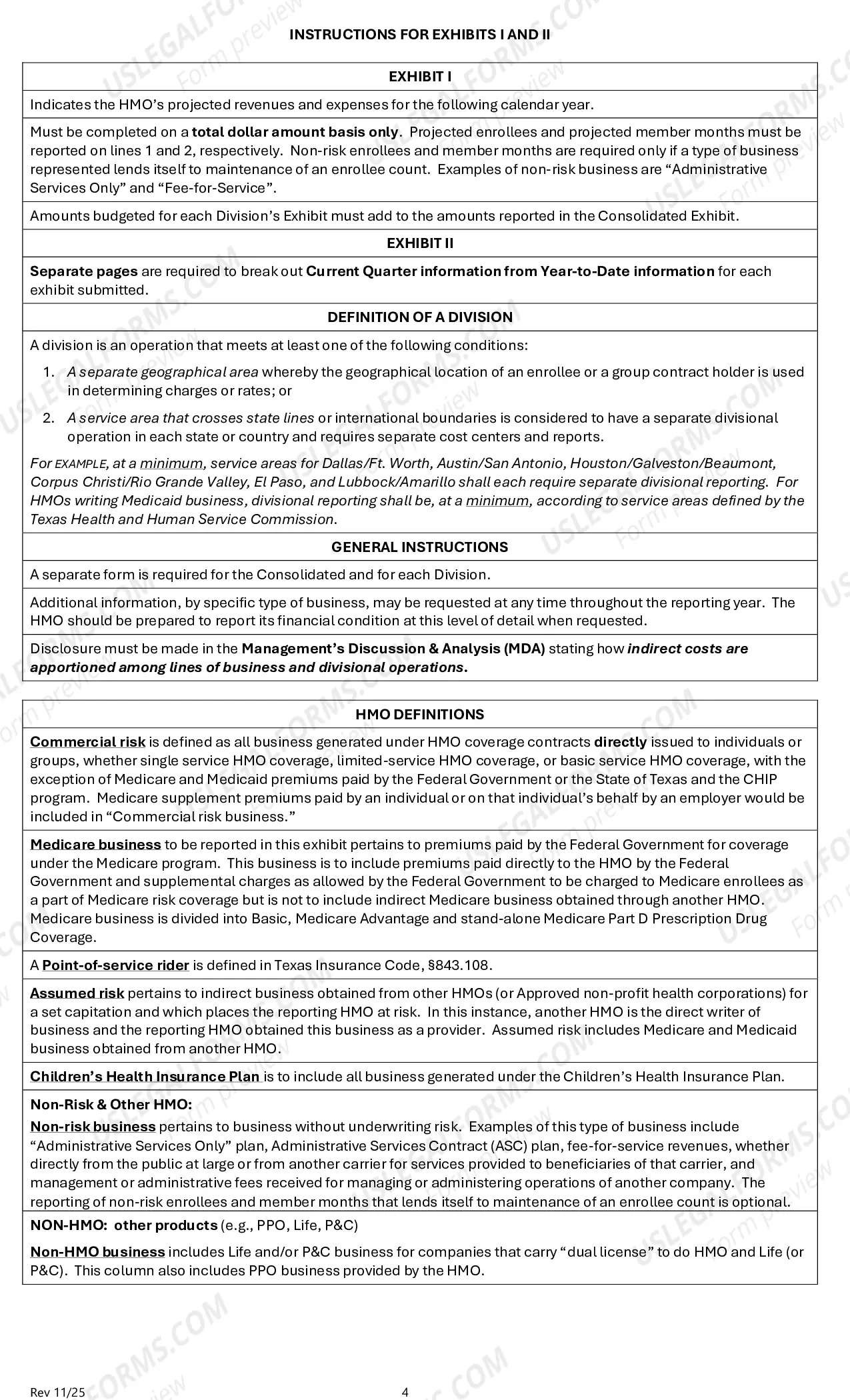 Preview HMO Supplement - Annual Information