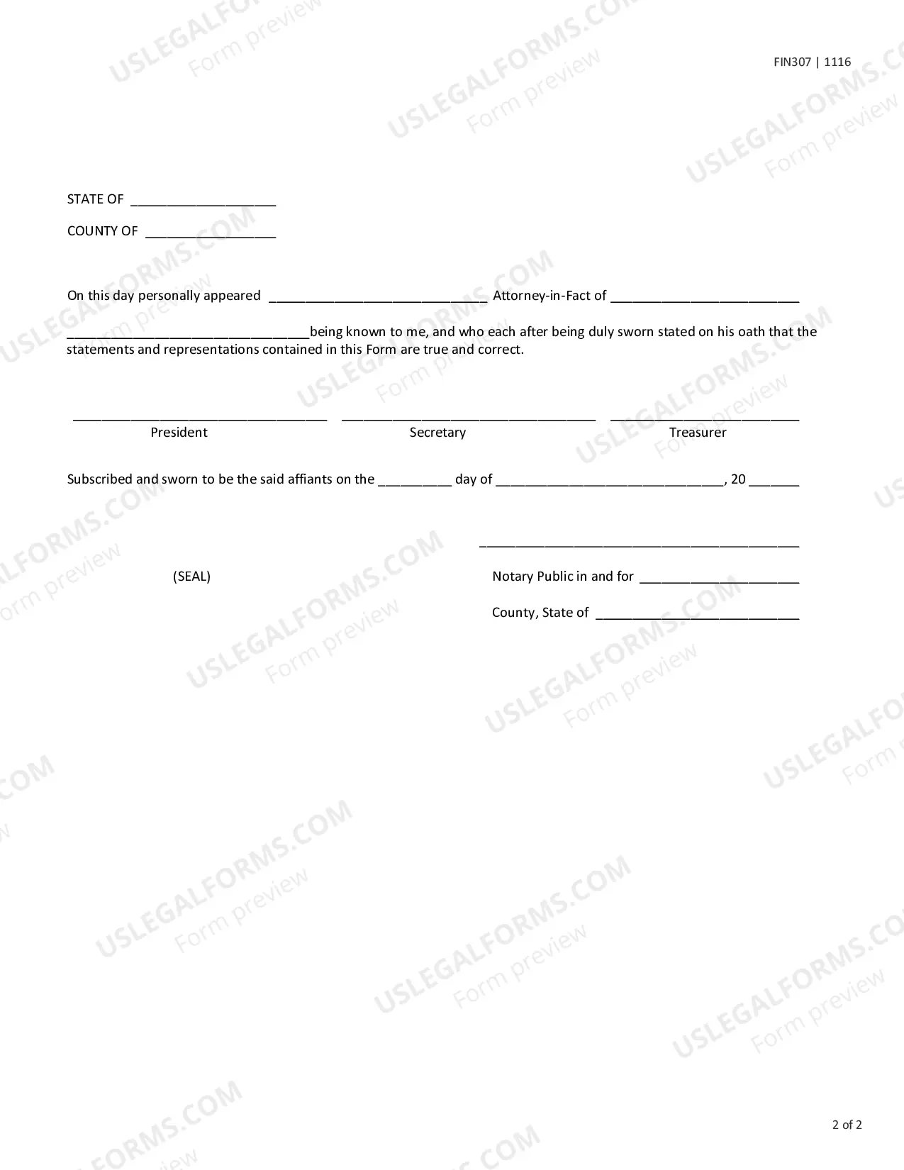 Preview Attorney-in-Fact and Underwriters Page