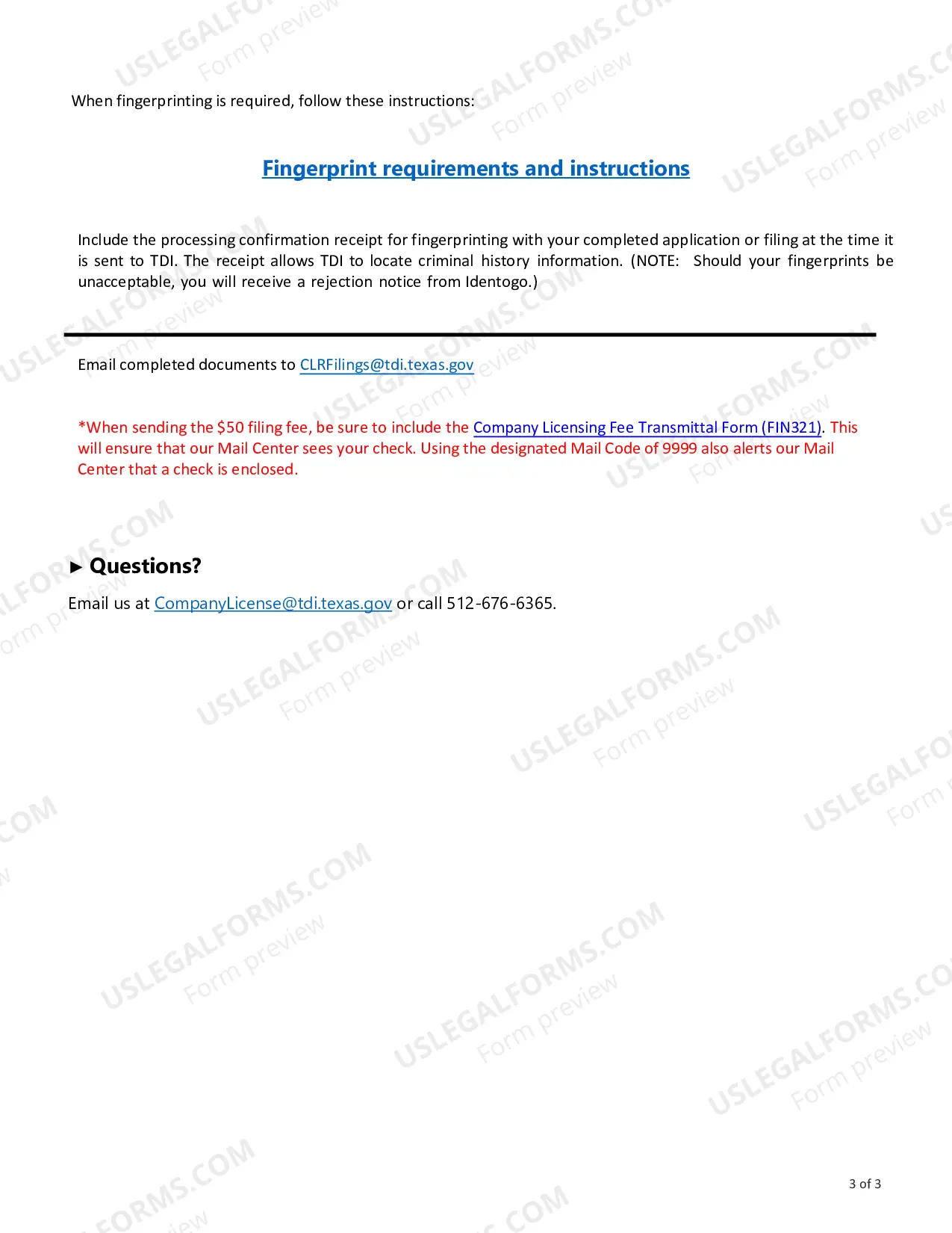 Preview Biographical Affidavit and Fingerprint Requirements for Health Maintenance Organizations (HMOs)