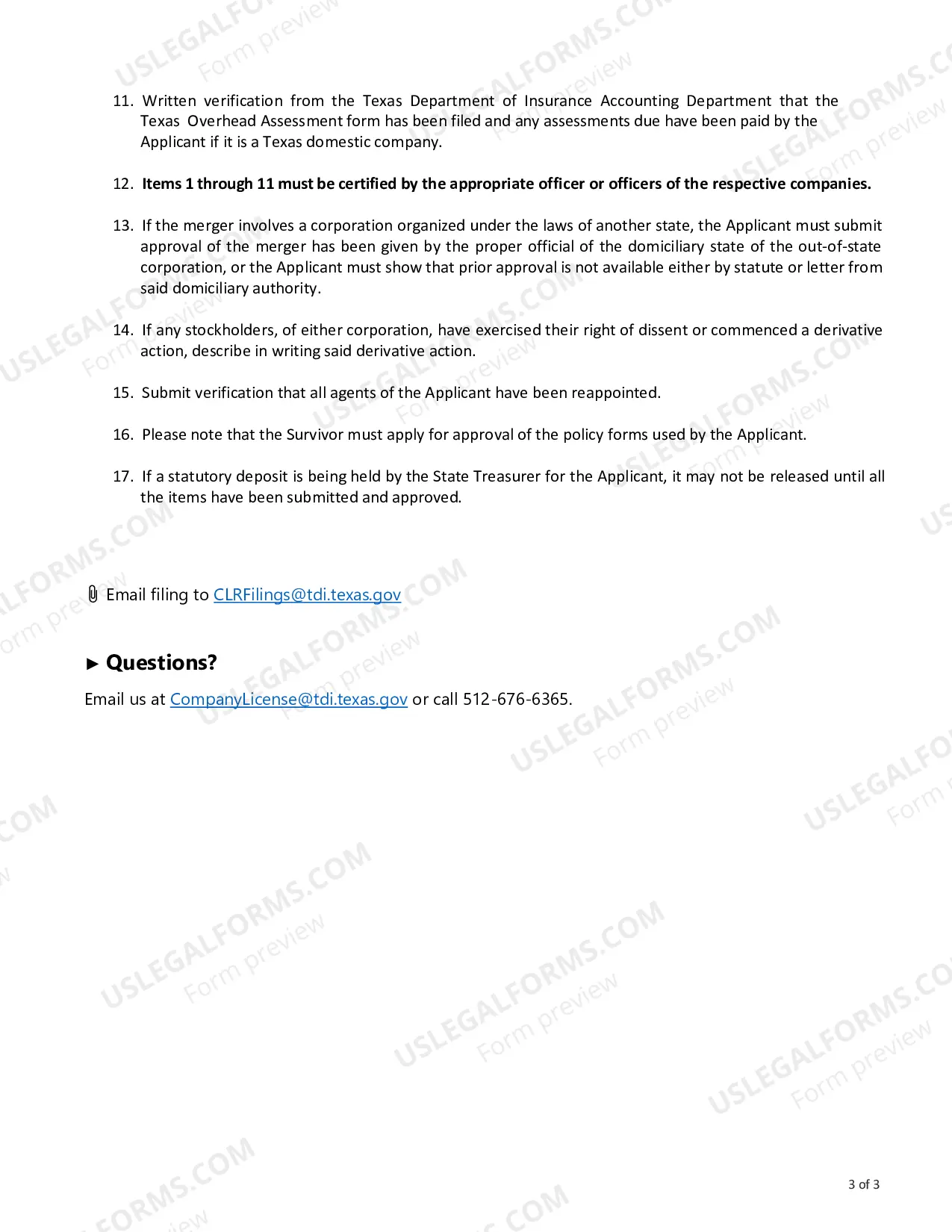 Preview HMO Merger Checklist