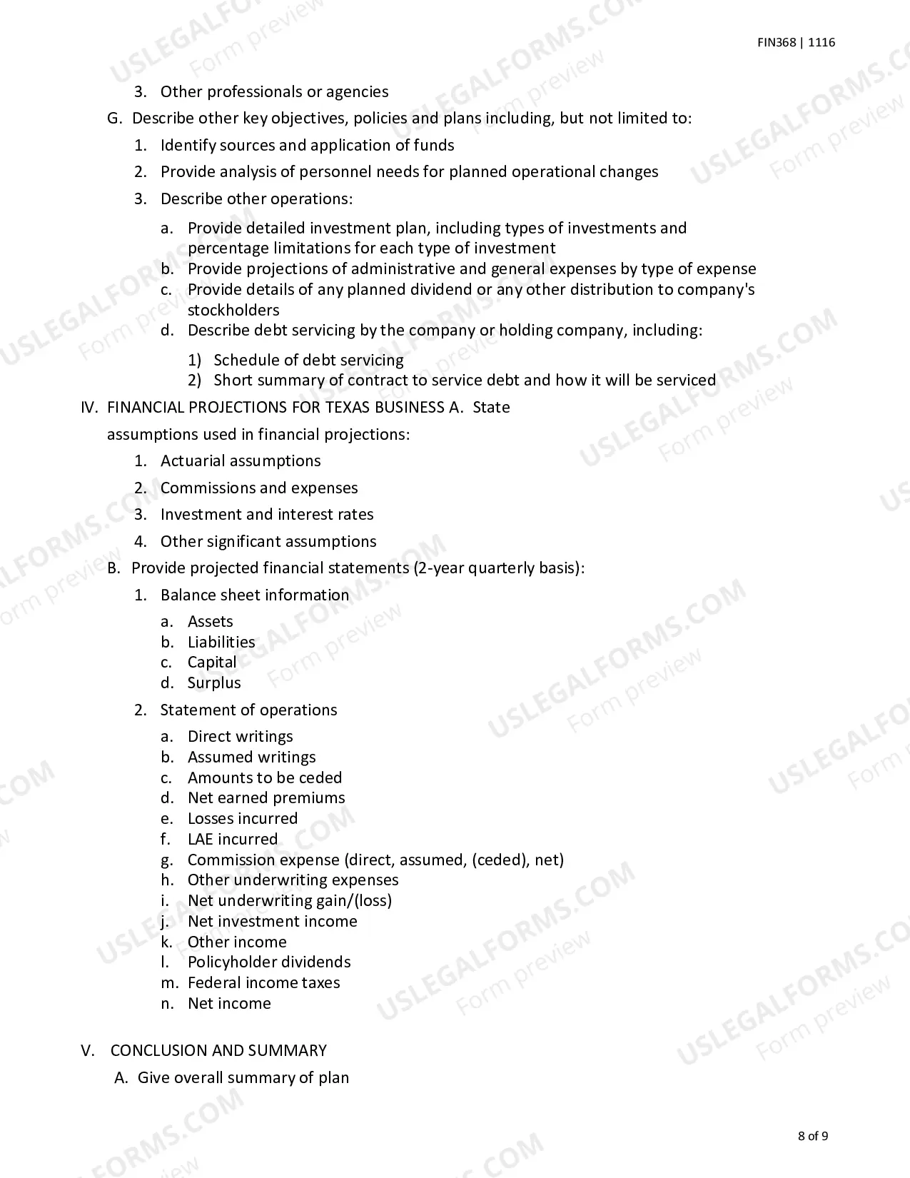 Preview Instructions for the Original Incorporation of Texas Lloyds Company