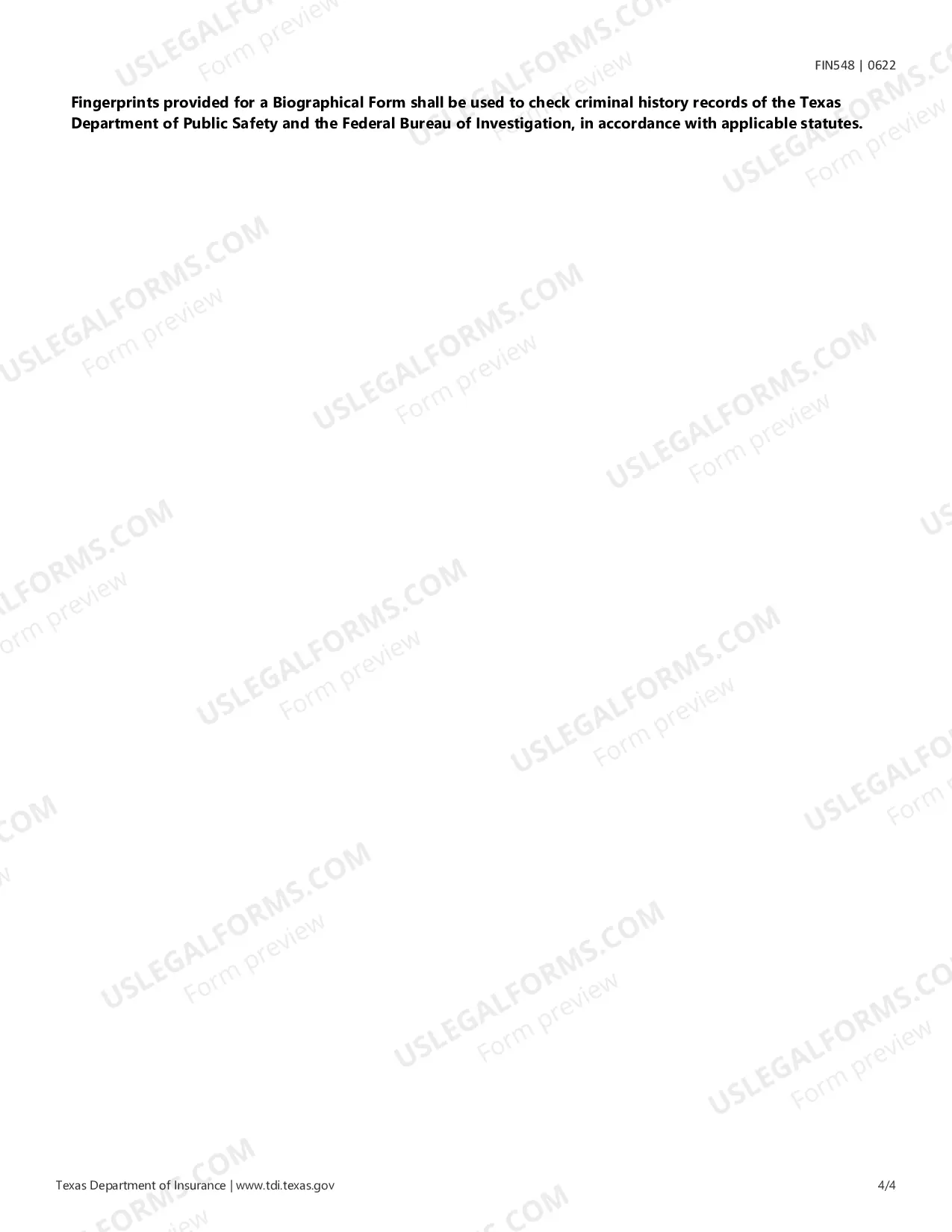 Preview Captive Management Company Biographical Certificate Form
