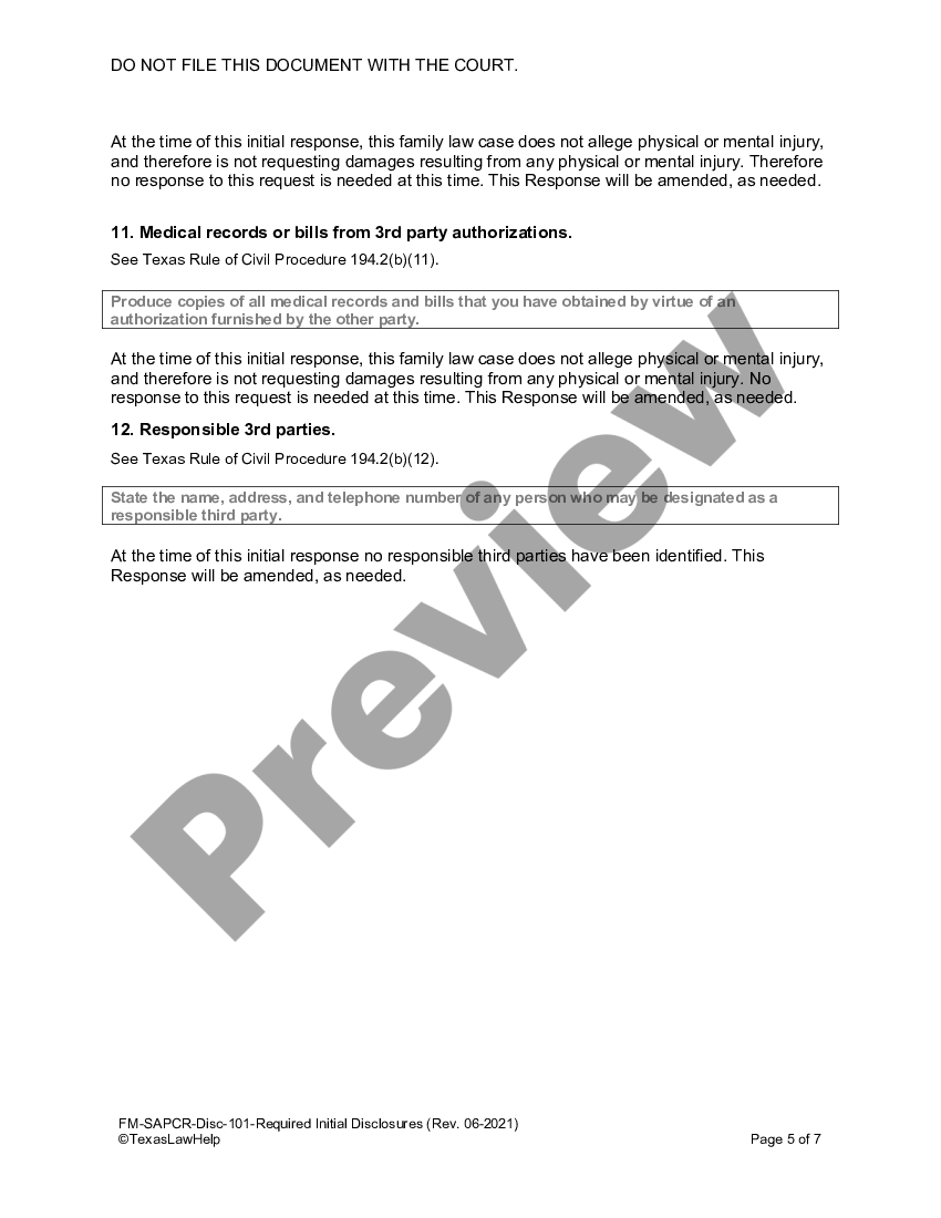 texas rules of disclosure texas rules of disclosure