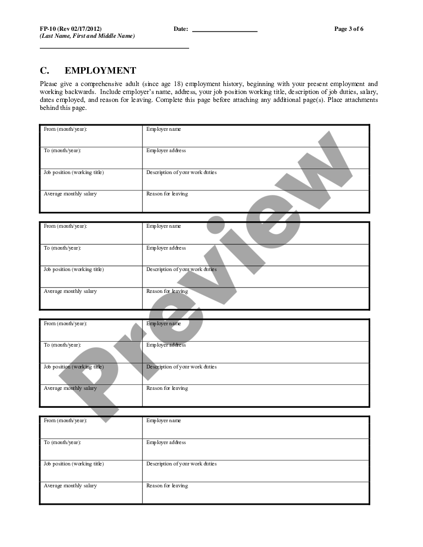 Texas Application for Full Pardon Full Pardon Application Texas US