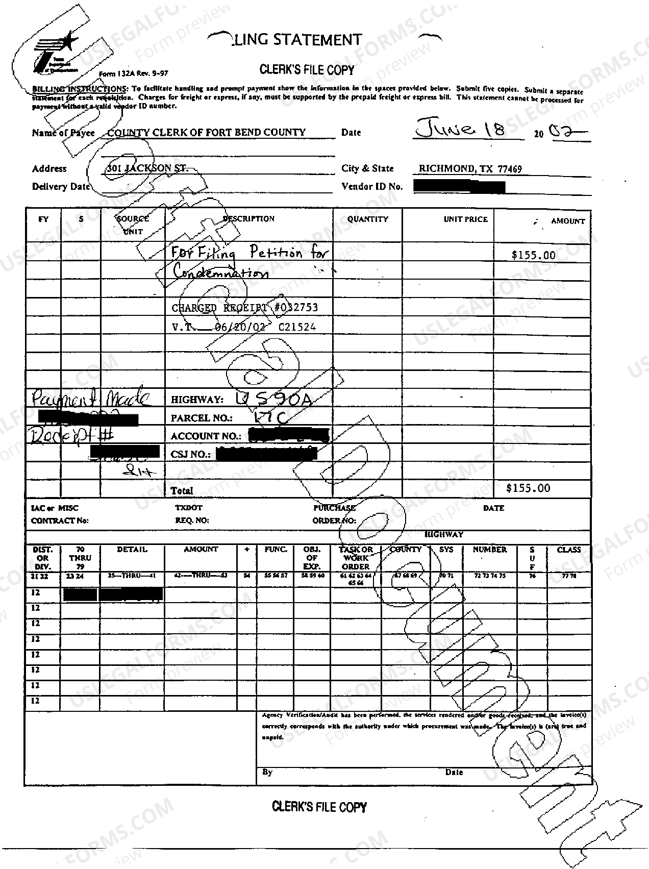 Condemnation For Real Estate US Legal Forms
