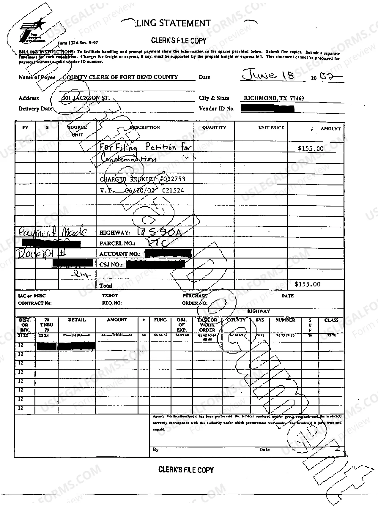 Preview A01 Petition For Condemnation