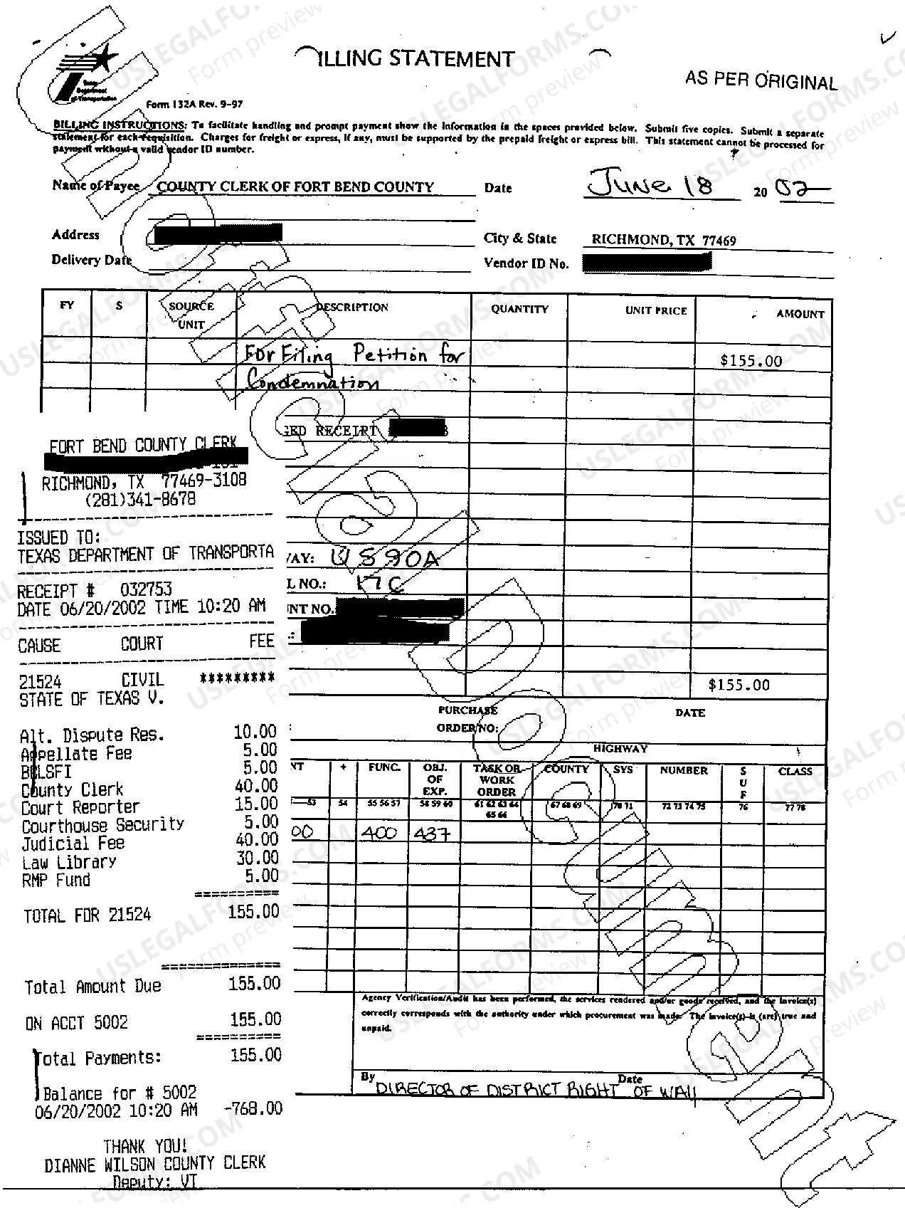 Preview A01 Petition For Condemnation