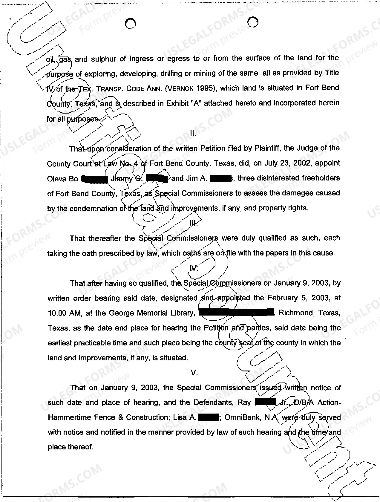 Preview A08 Award of Commissioners