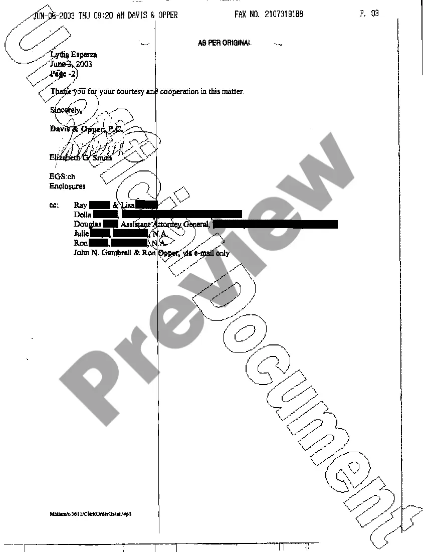 Get A15 Order Granting For Order For Payment of Funds Preview A15 Order Granting For Order For Payment of Funds