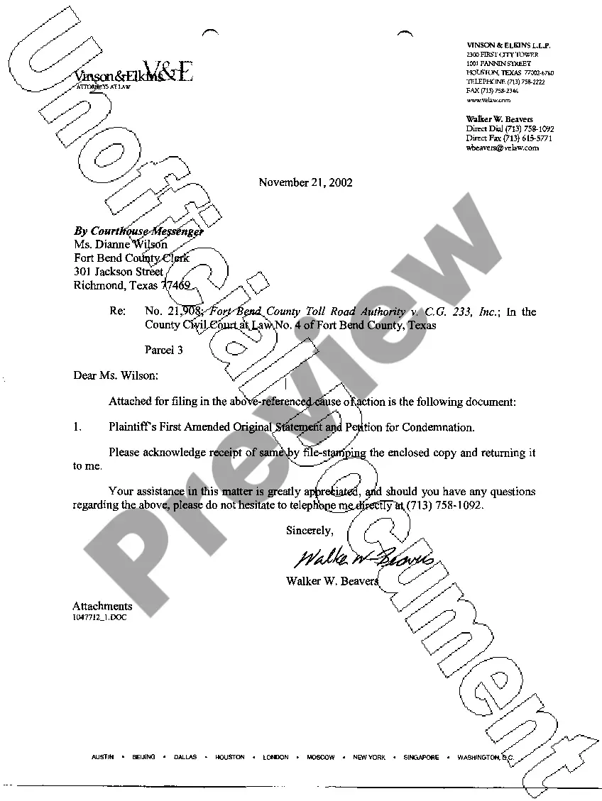 Preview A03 Plaintiffs First Original Amended Statement