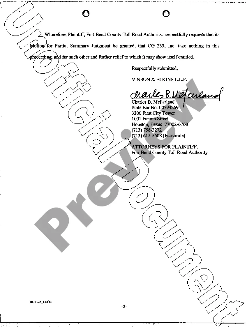 Get A12 Plaintiffs Motion For Partial Summary Judgment Preview A12 Plaintiffs Motion For Partial Summary Judgment