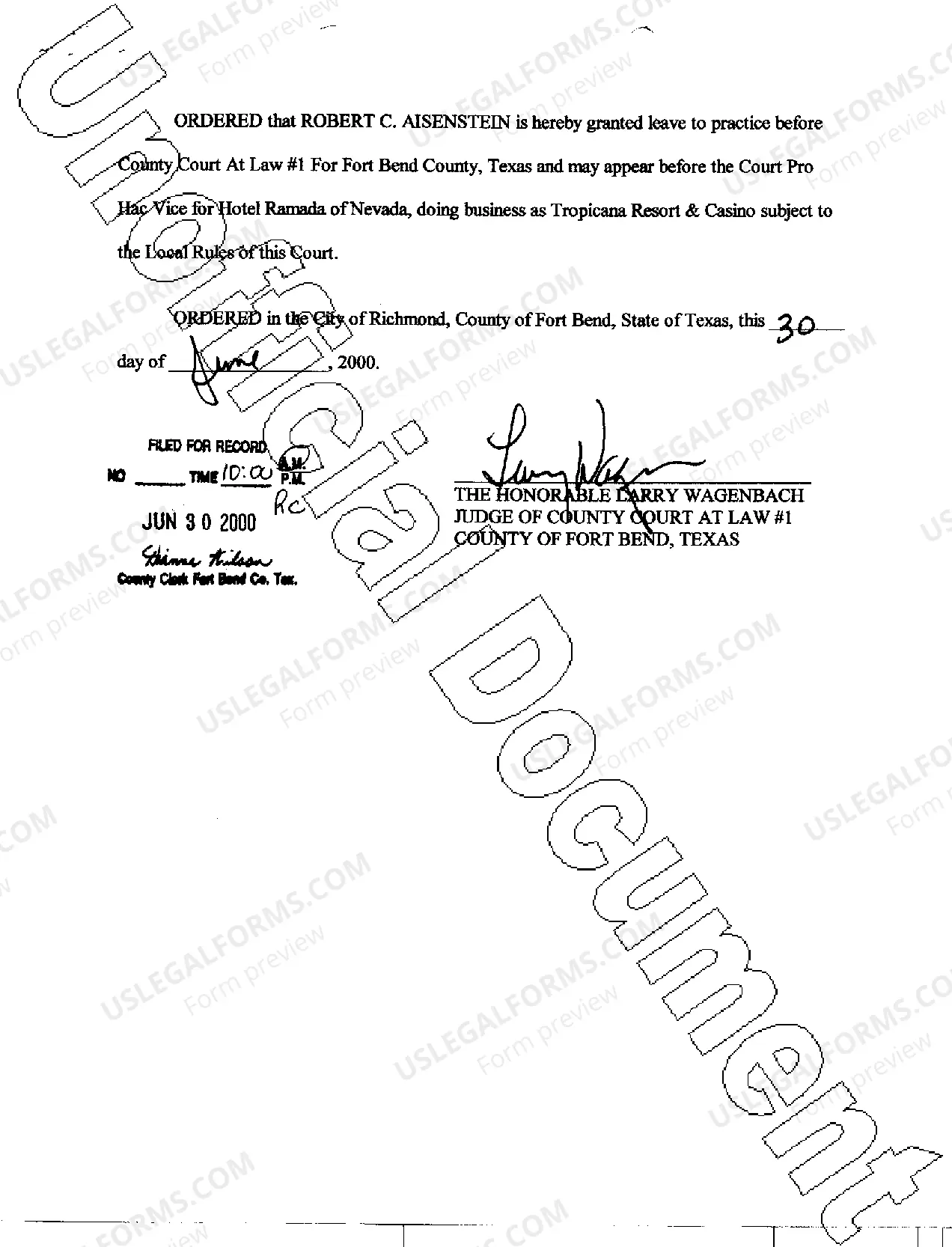 Preview A04 Order For Granting Leave