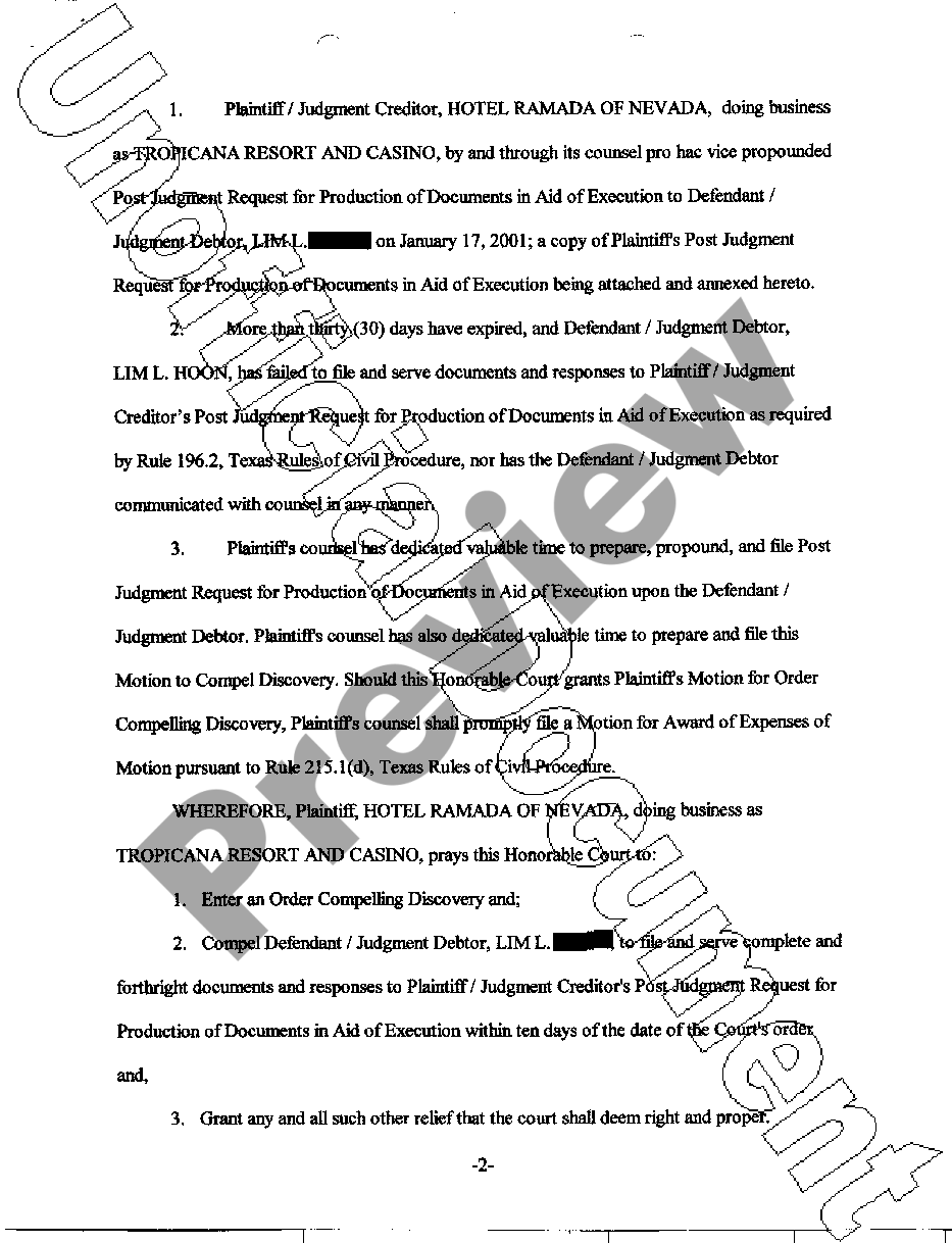 page 1 A05 Motion To Compel Discovery preview