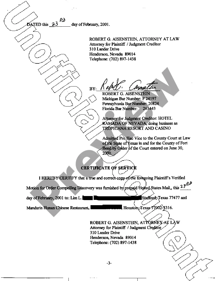 Preview A05 Motion To Compel Discovery