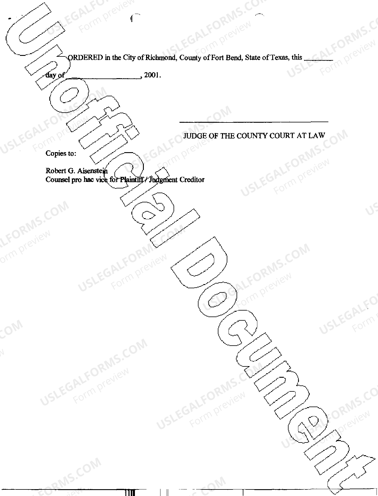 Pearland Texas Order On Special Appearance Special Appearances In