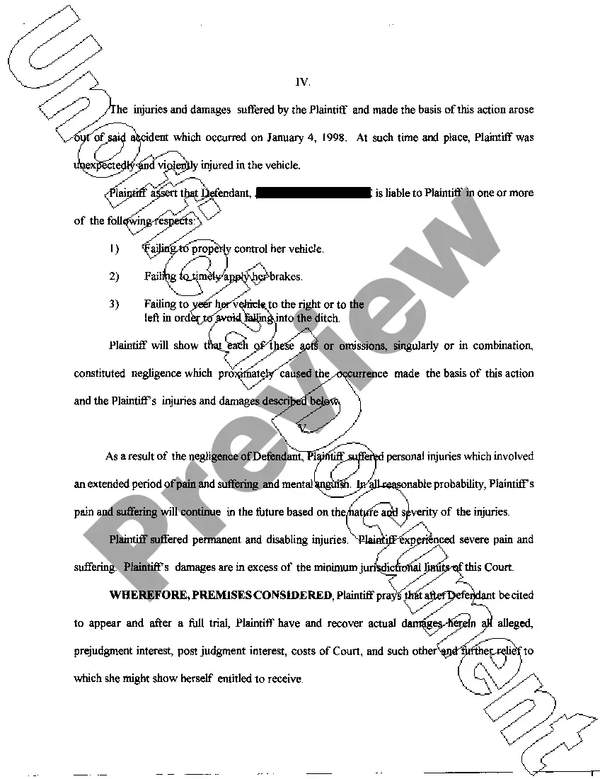 Preview A01 Plaintiffs Original Petition