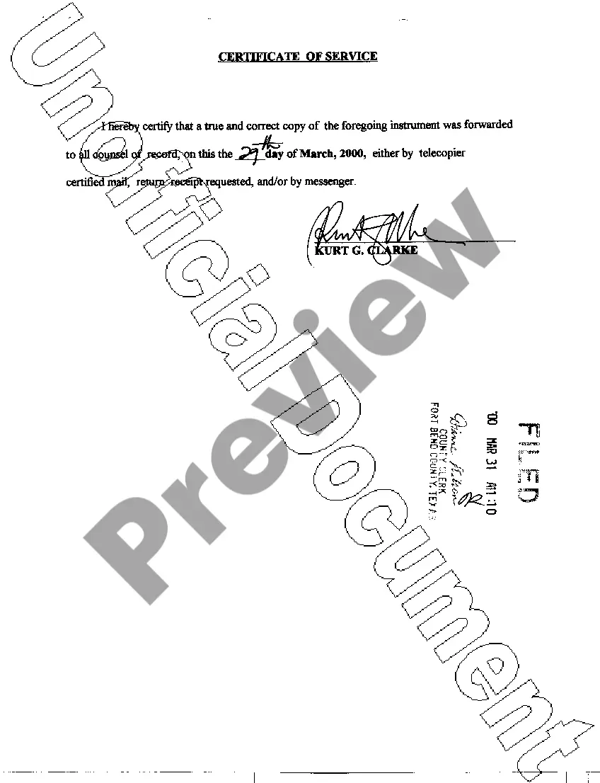 Preview A06 Certificate of Written Discovery