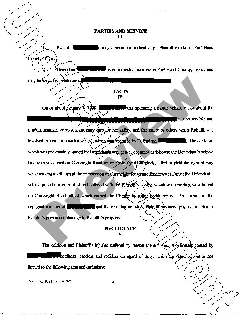 page 1 A01 Plaintiffs Original Petition preview