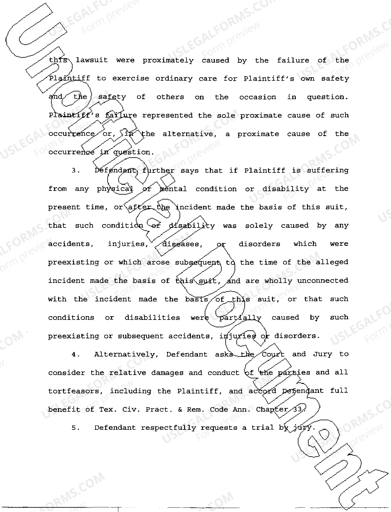 Preview A04 Defendants Original Answer