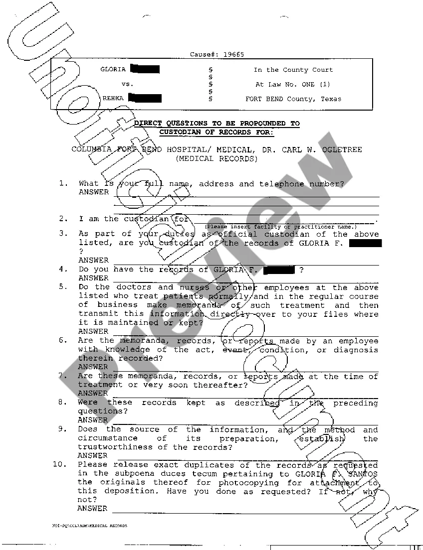 Preview A12 Notice of Intention To Take Deposition