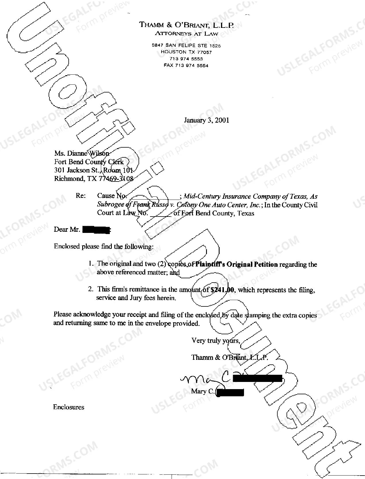 Preview A01 Plaintiffs Original Petition