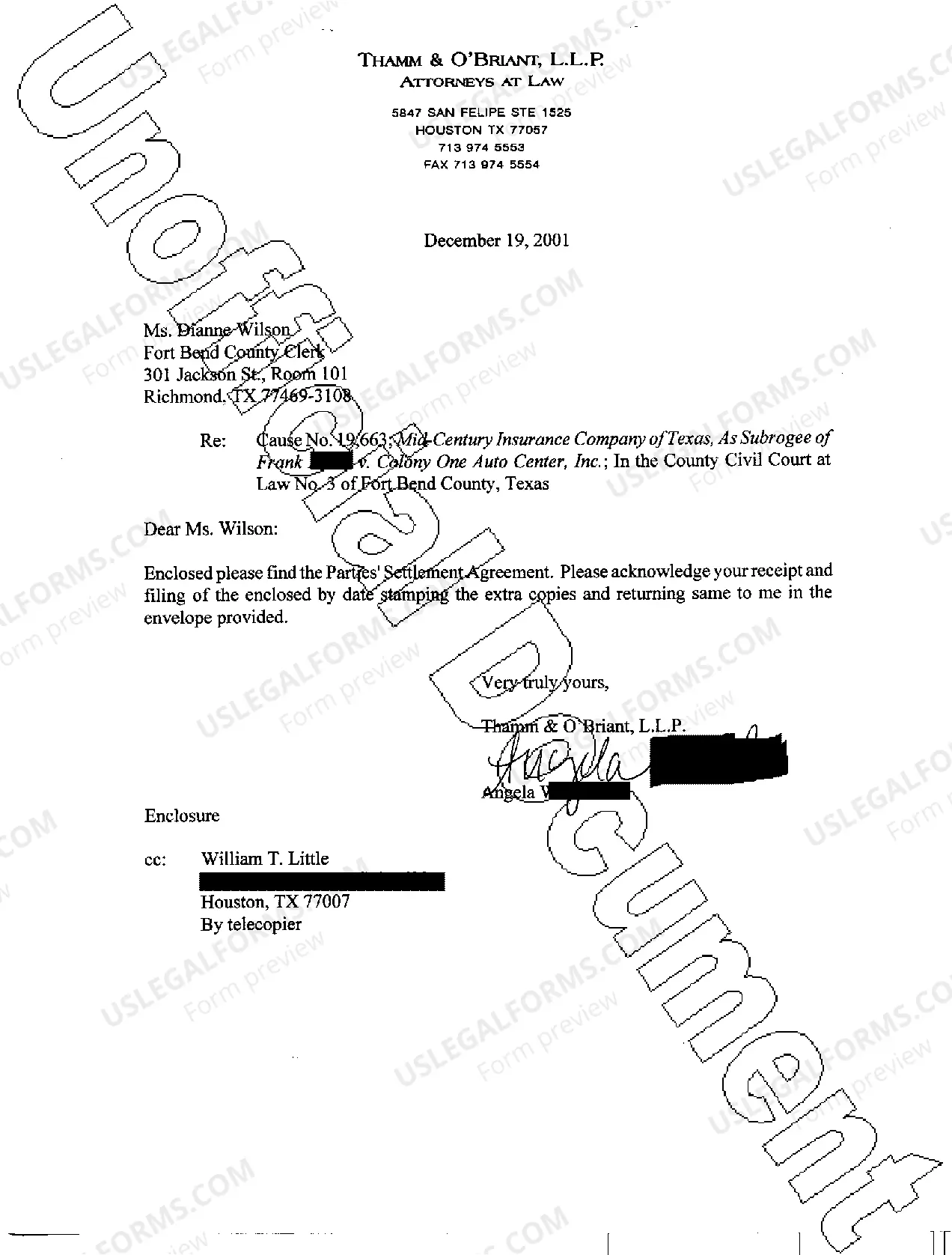 Preview A12 Settlement Agreement